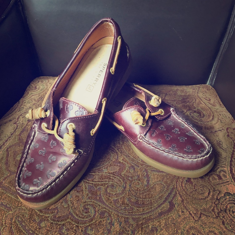⚓️ Sperry ⚓️ A/O leather anchor shoes